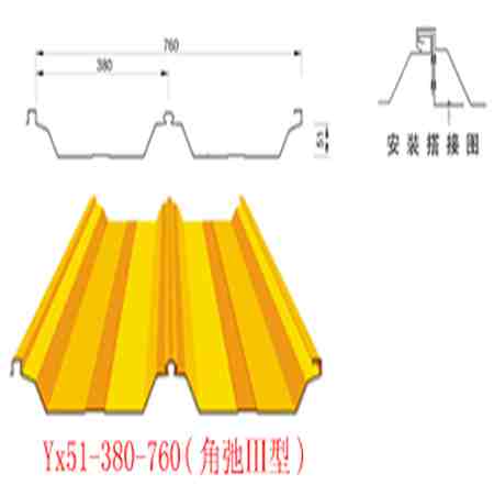 YX51-380-760型（角弛)新疆彩色压型板